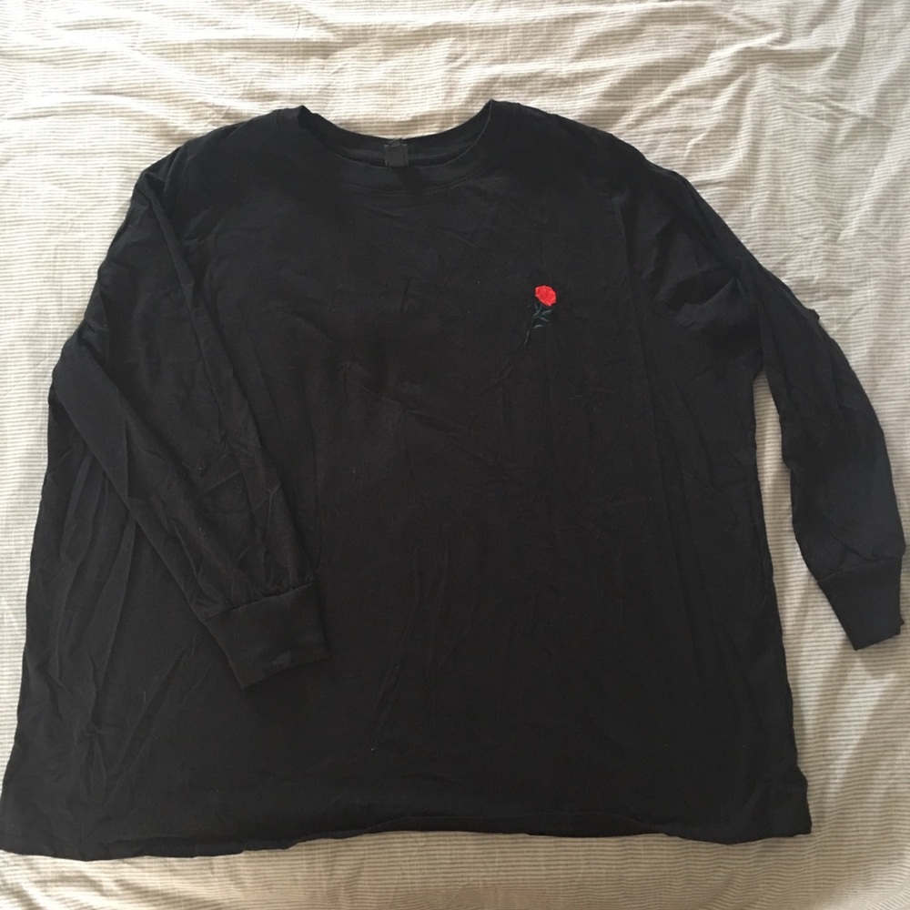 Long Sleeved Rose Emblem Shirt 4x